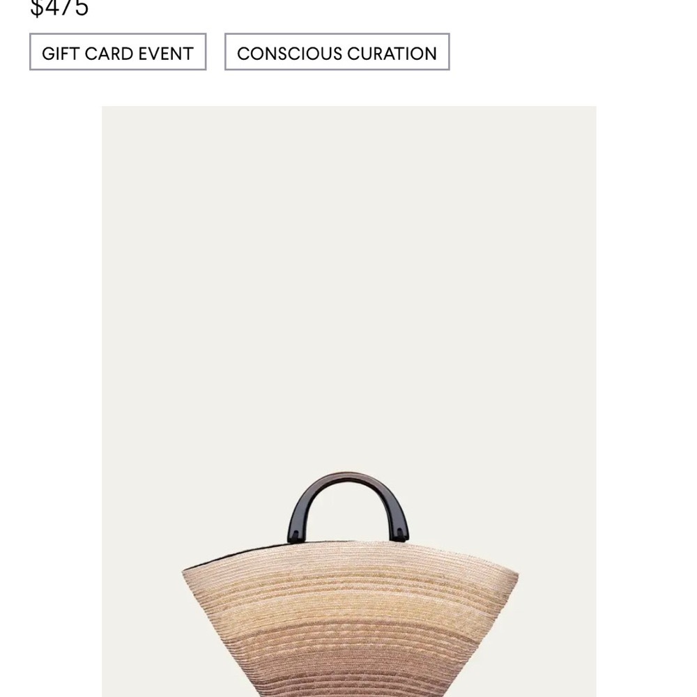 Carlotta Ombré Straw Tote